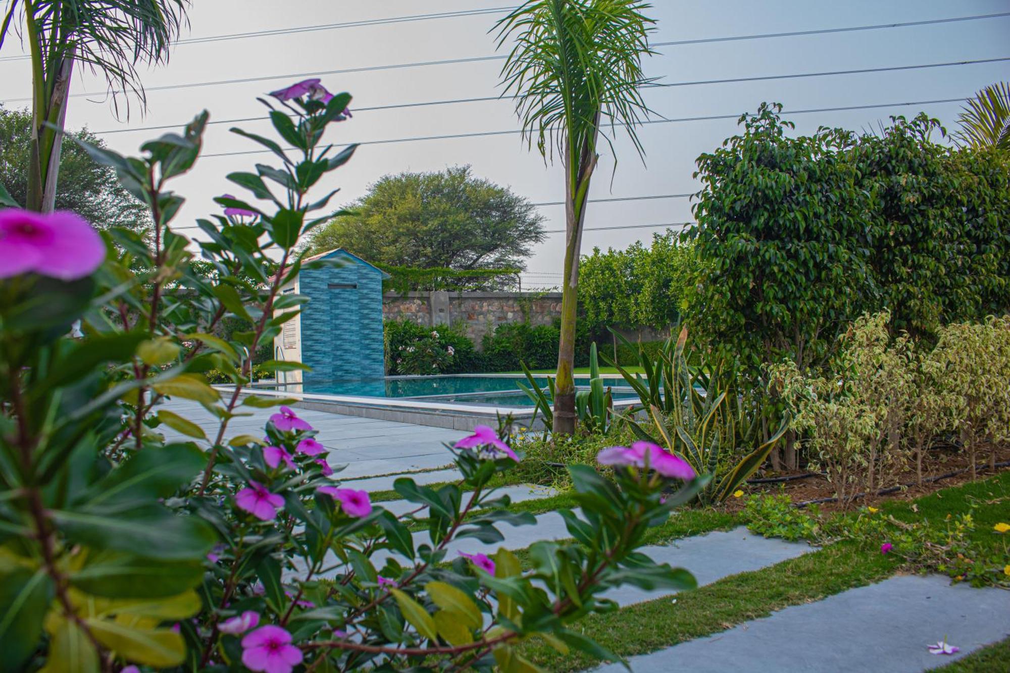 The Peace- A Luxury 2Bhk Private Pool Farm جايبور المظهر الخارجي الصورة